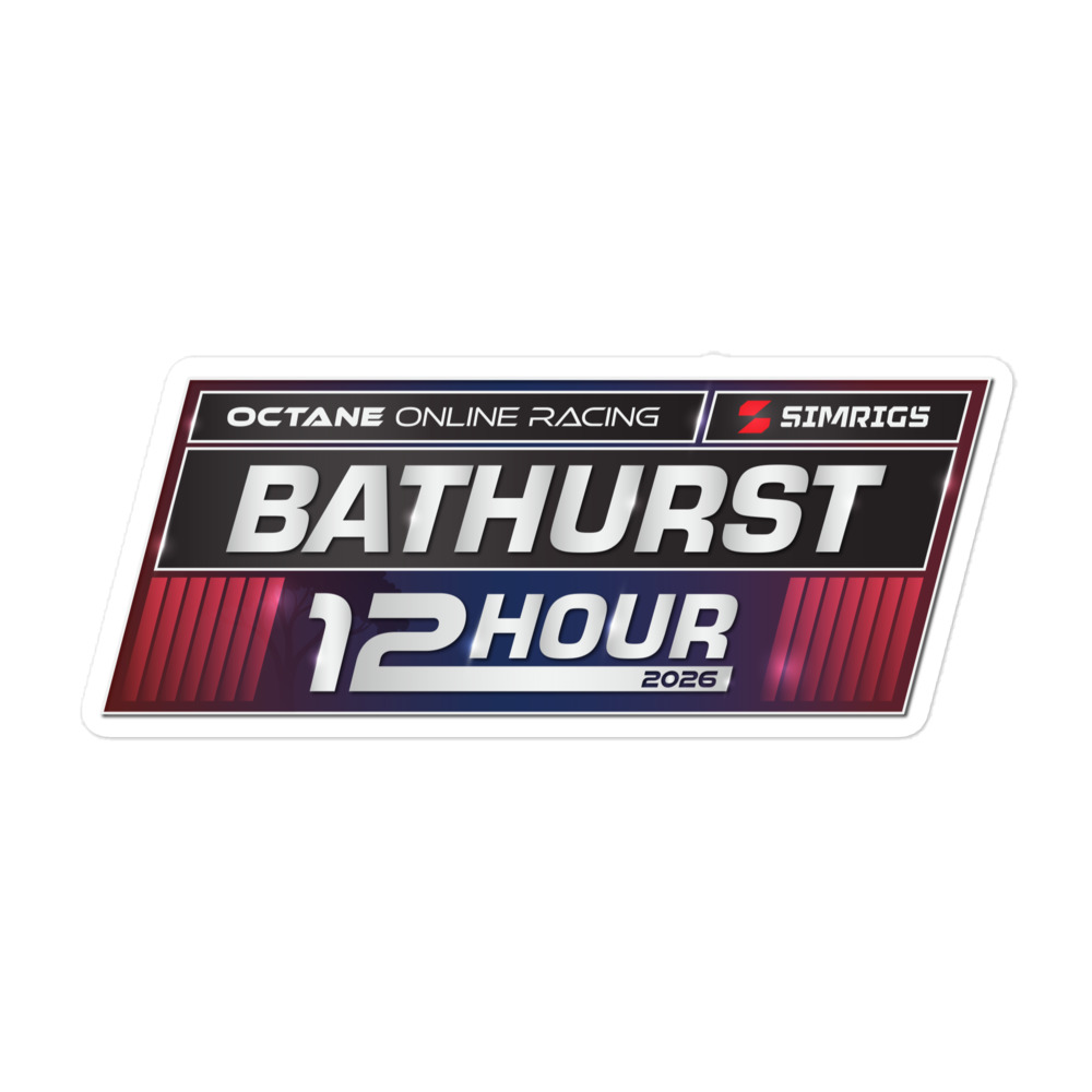 Bathurst 12hr 2026 - Bubble-free stickers
